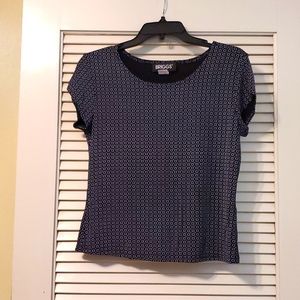 SUSAN LAWRENCE SHORT SLEEVE STRETCHABLE TOP